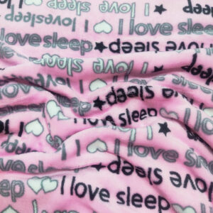 Mongolian Fleece PTD - Sleep Pink