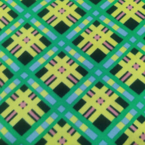 Polar Fleece PTD - Check Green Yellow