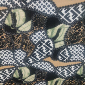 Polar Fleece PTD - Fendi Animal Print