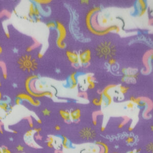 Polar Fleece PTD - Unicorn Light Purple