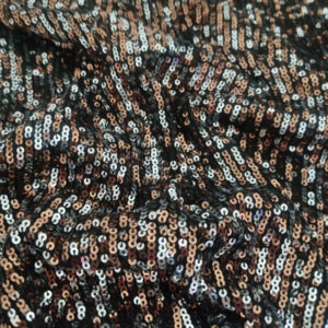 BD 2Tone Sequence Spandex Sierra - Gold and Silver