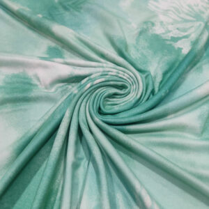 Tie Dye Paper Brush - Green White