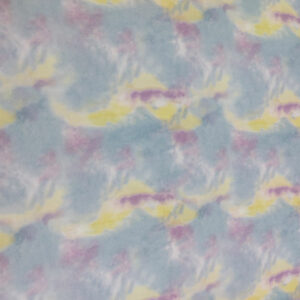 Tie Dye Paper Brush - Light Blue Purple Yellow - Image 2