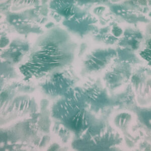 Tie Dye Paper Brush - Mint White - Image 2