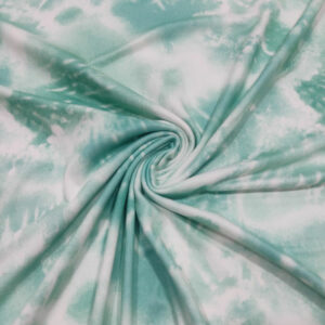 Tie Dye Paper Brush - Mint White