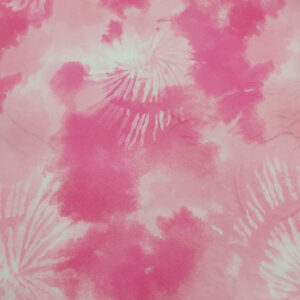 Tie Dye Paper Brush - Pink White - Image 2