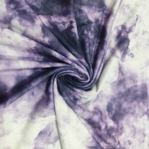 Tie Dye Paper Brush - Purple White