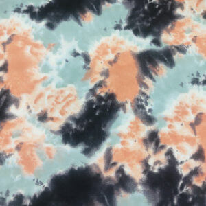 DTY Tie Dye - Black Peach Light Blue - Image 2