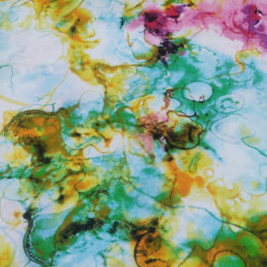 DTY Tie Dye - Green Yellow Pink - Image 2