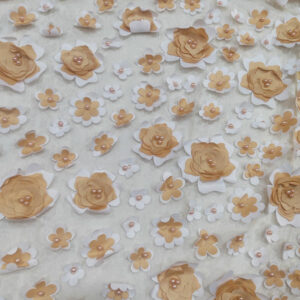 BD Flower Tulle - Cream - Image 2
