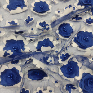 BD Flower Tulle - Royal Blue