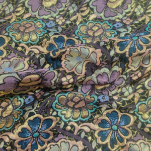 Brocade Japanese - Blue, Green and Purple