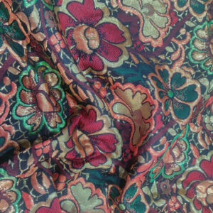Brocade Japanese - Green and Red