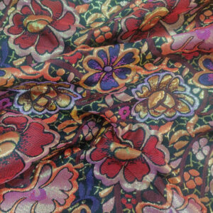 Brocade Japanese - Red and Purple