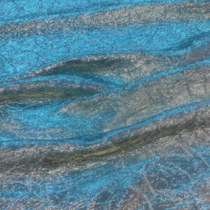 Brocade Limelight Crushed - Blue and Silver