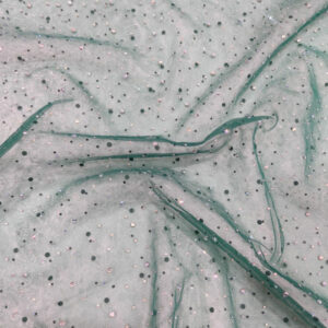 BD Tulle Fancy Stones - Dark Green - Image 2
