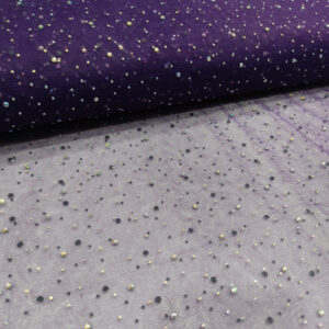 BD Tulle Fancy Stones - Dark Purple