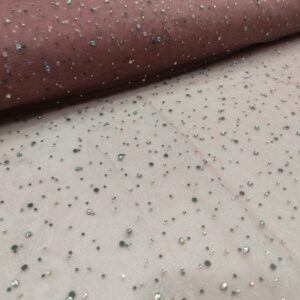 BD Tulle Fancy Stones - Dusty Pink