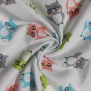Flannel Cotton PTD - Owls