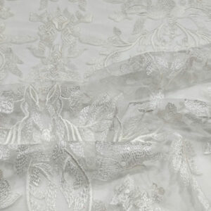 BD EMB Flower+Leaves Lace