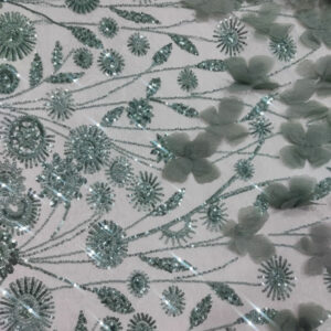 BD 3D Flowers+Seq+Beads Madison - Mint - Image 2