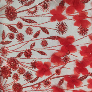 BD 3D Flowers+Seq+Beads Madison - Red - Image 2